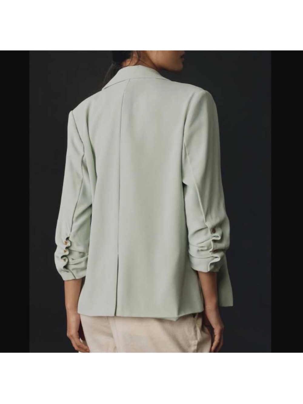 By Anthropologie cinched sleeve blazer - Picture 3 of 4